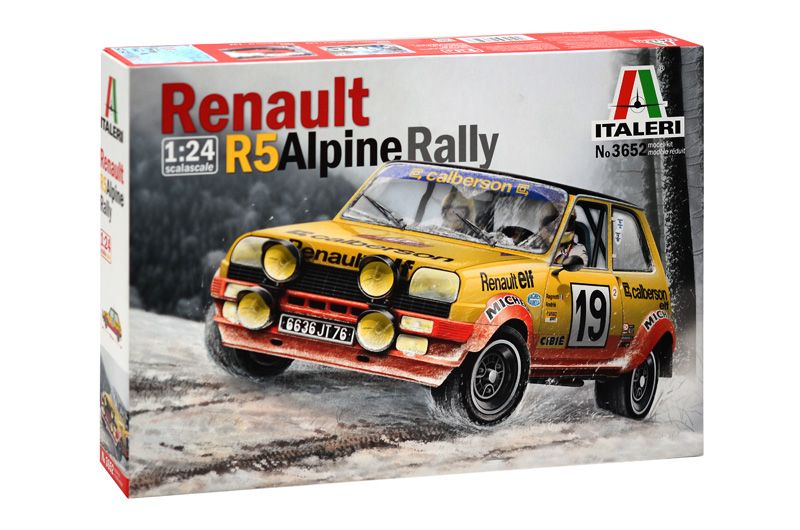 Italeri 3652 - RENAULT R5 ALPINE RALLY 1:24