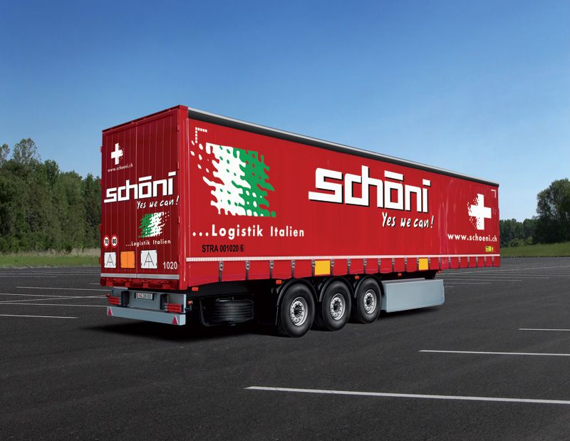 Italeri 3918 - CURTAINSIDE TRAILER SCHÖNI CH