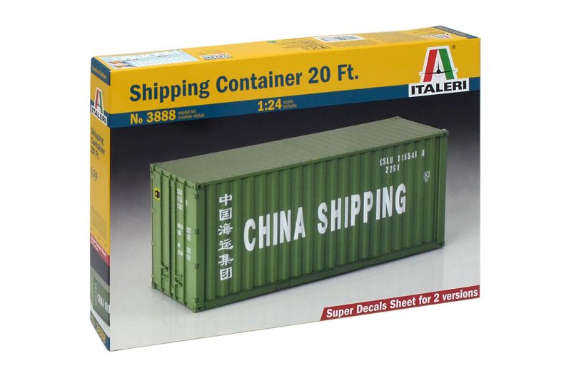 Italeri 3888 -  Shipping Container 20 Ft. China Shipping 1:24