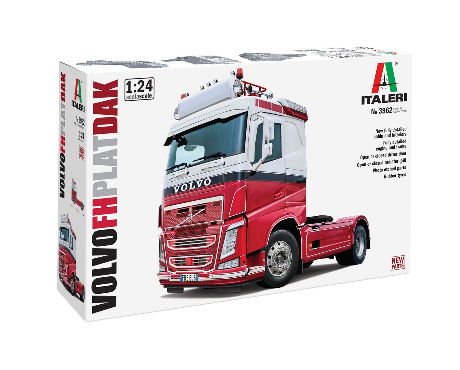 Italeri 3962 - Volvo FH Plat Dak 1:24