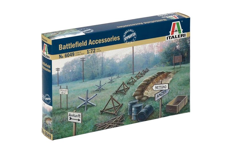 Italeri 6049 - BATTLEFIELD ACCESSORIES WWII