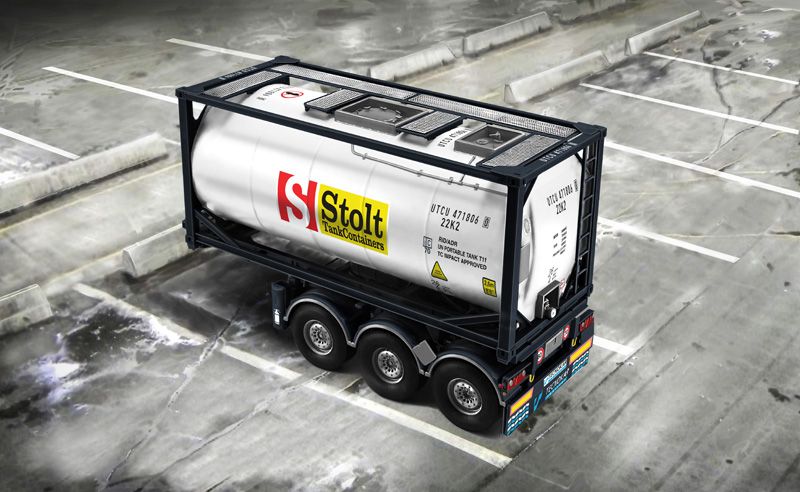 Italeri 3929 - TECNOKAR TRAILER WITH 20’ TANK