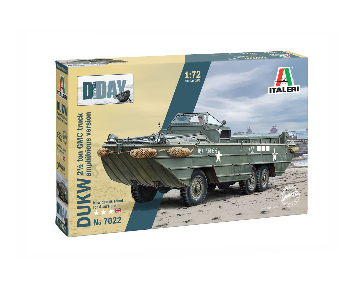 Italeri 7022 - 1/72 DUKW AMPHIBIOUS TRUCK