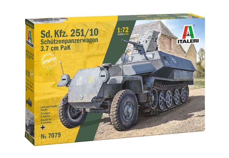 Italeri 7079 - SD.KFZ. 251/10 SCHÜTZENPANZERWAGEN