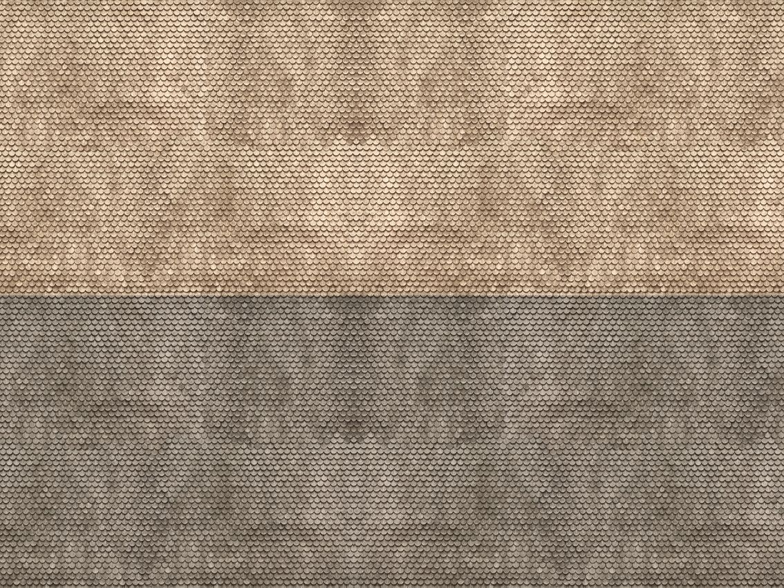 Noch 56971 - 3D-Kartonplatte “Biberschwanz”