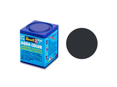 Revell 36109 - Aqua Color 9 - Antraciet. mat 18 ml