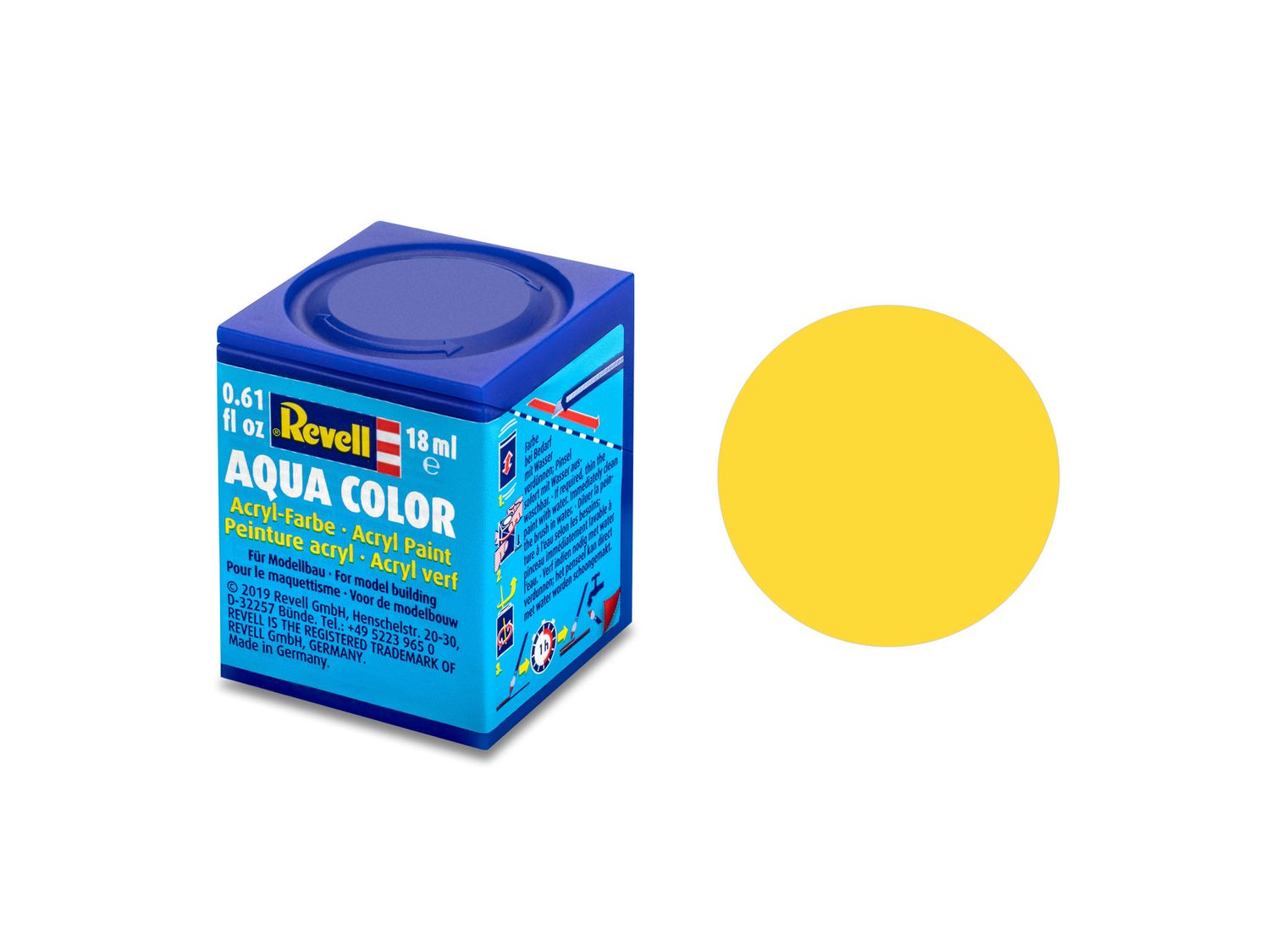 Revell 36115 - Aqua Color 15 - geel. mat RAL 1017 18 ml