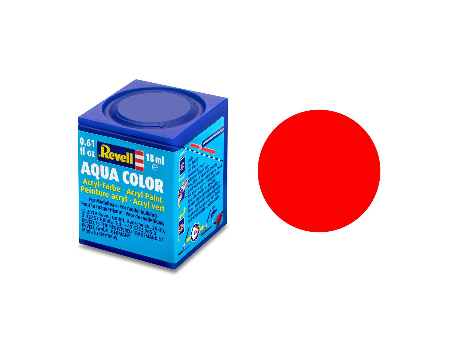 Revell 36125 - Aqua color  25 - helder oranje. mat