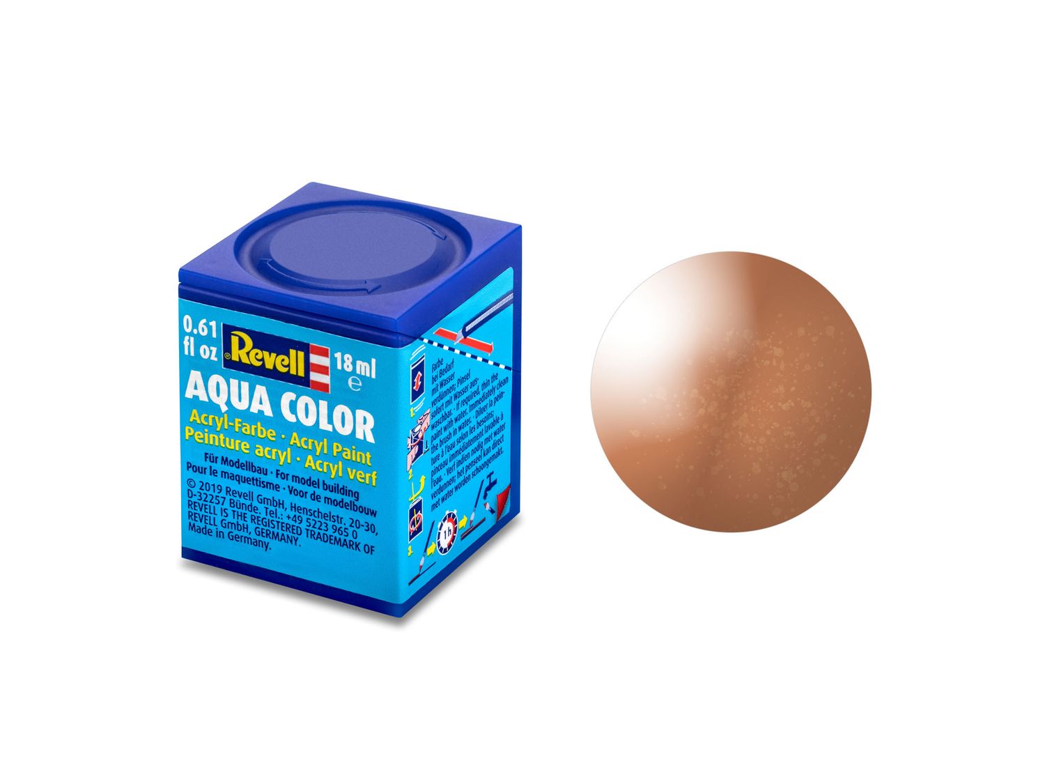 Revell 36193 - Aqua Color 93 - koper. metallic 18 ml
