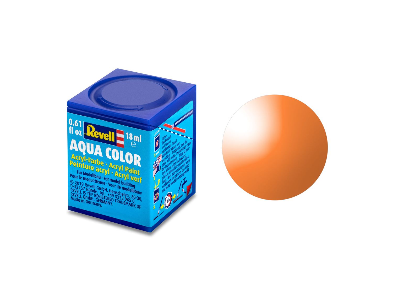 Revell 36730 - Aqua Color 730 -  oranje. helder