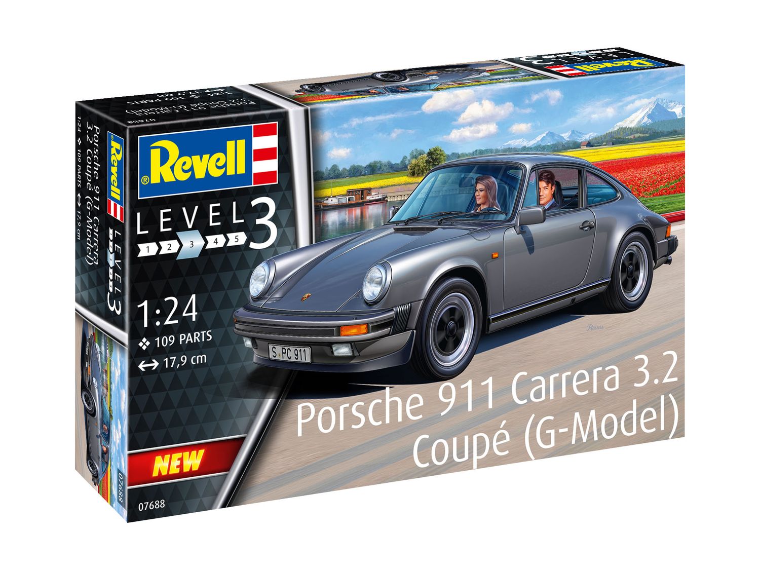 Revell 07688 - Porsche 911 Carrera 3.2 coupé (G-Model) 1:24