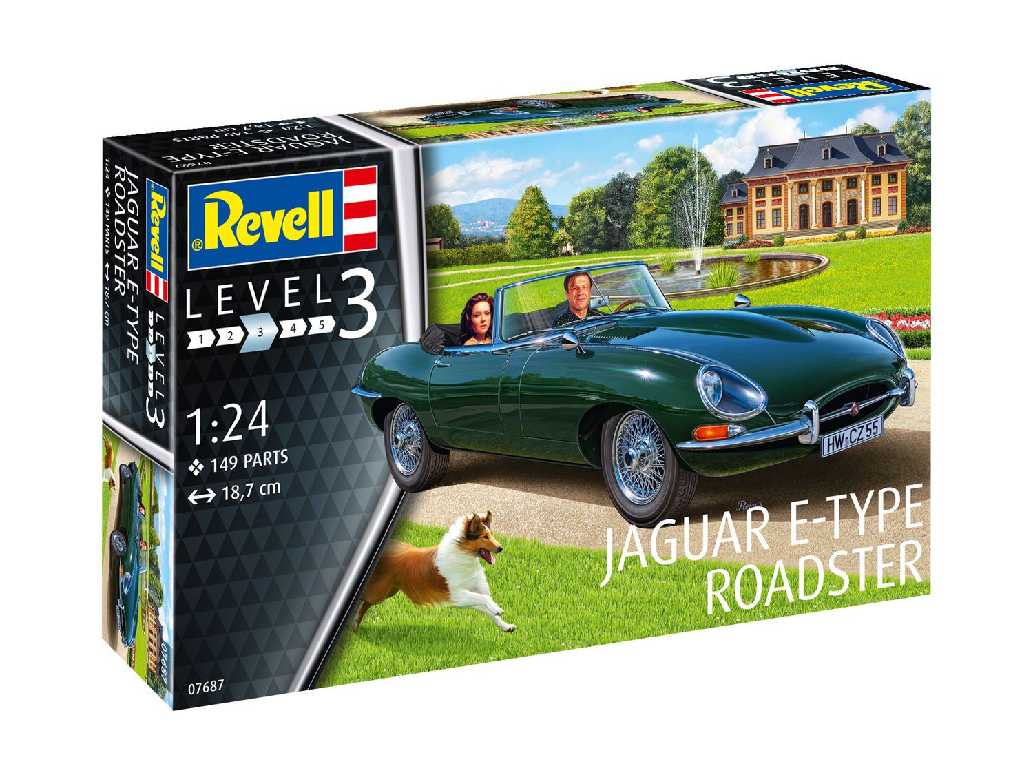 Revell 07687 - Jaguar E-Type Roadster 1:24