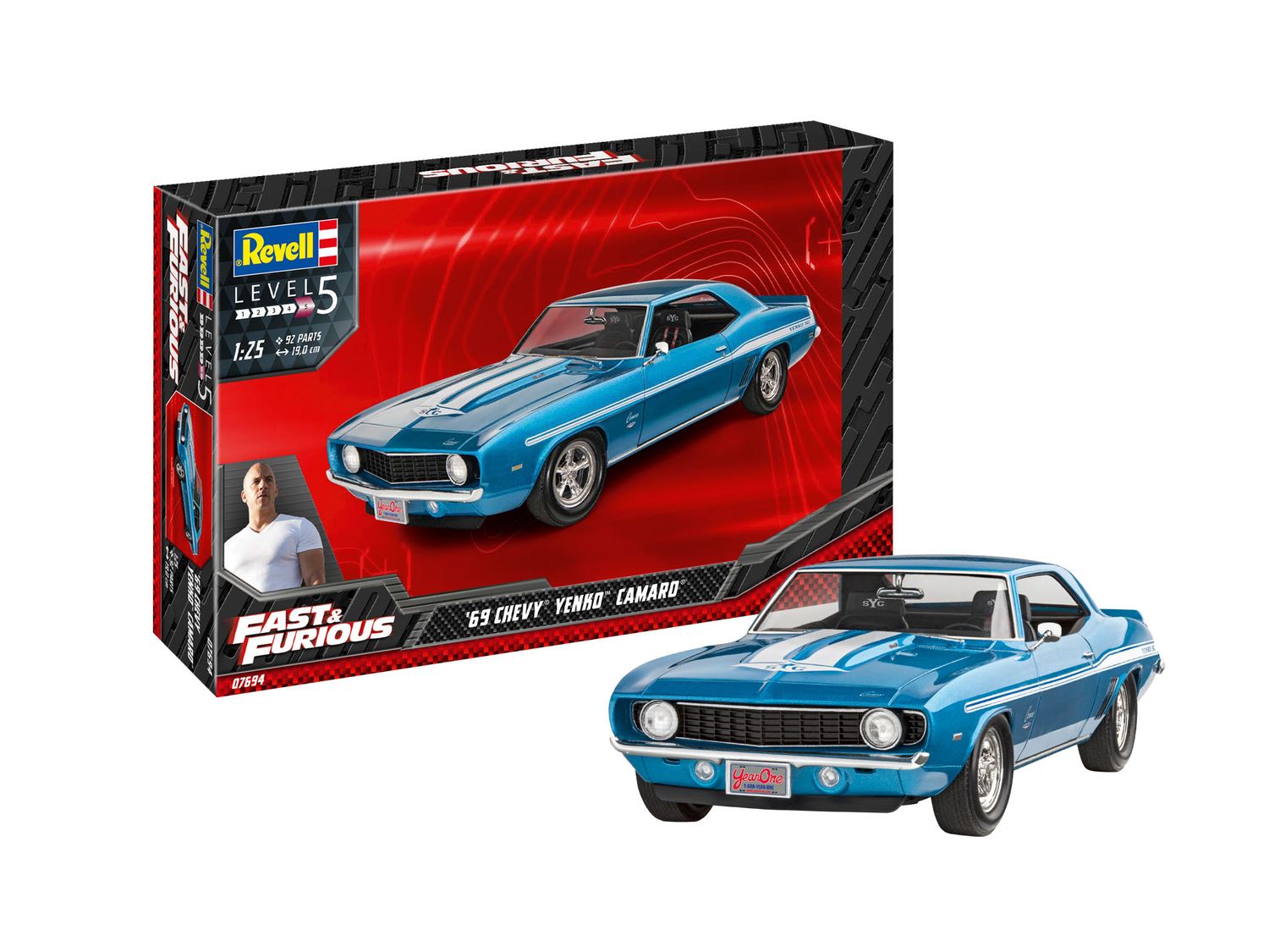 Revell 07694 - Fast &amp; Furious &#39;69 Chevy Yenko Camaro 1:25