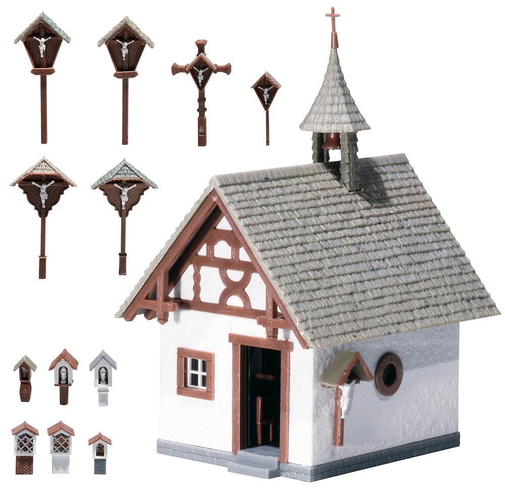 Faller 130235 - Kapel met wegkruizen