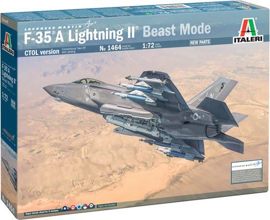 Italeri 1464 -  F-35A LIGHTNING II BEAST MODE NL 1:72