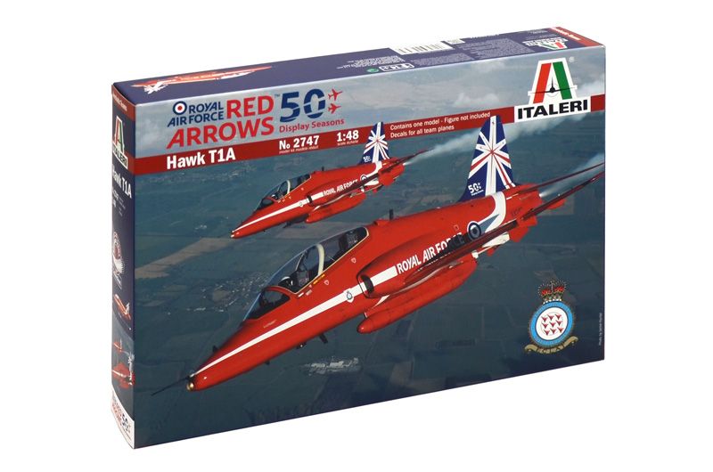 Italeri 2747 - Hawk T1A &#39;&#39;Red Arrows 50 display seasons&#39;&#39; 1:48
