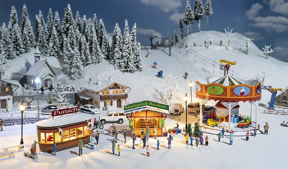 Faller 190143 - Actieset &quot;Kerstmarkt&quot;