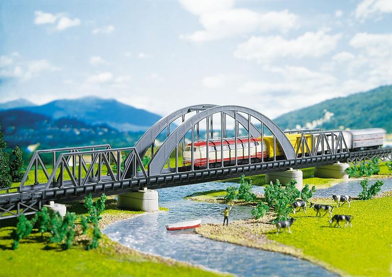 Faller H0 Boogbrug 2-sporig 120507