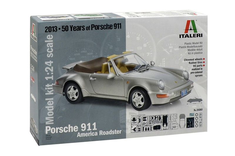 Italeri 3680 - Porsche 911 Carrera America Roadster 1:24