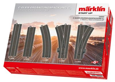 Märklin 24902 - C-rail uitbreidingsset C2