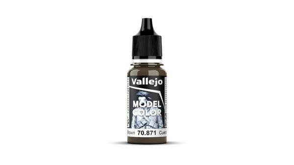 Vallejo70871 - MODEL COLOR LEATHER BROWN
