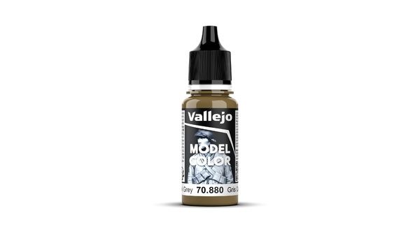Vallejo70880 - MODEL COLOR KHAKI GREY