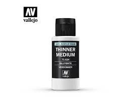 Vallejo73524 - THINNER MEDIUM 60ML.