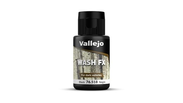Vallejo76518 - MODEL WASH BLACK 35ML