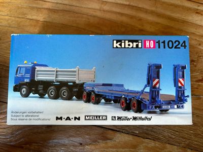 Kibri 11024 - M.A.N bakwagen met dieplader Muller Mitteltal Meiller