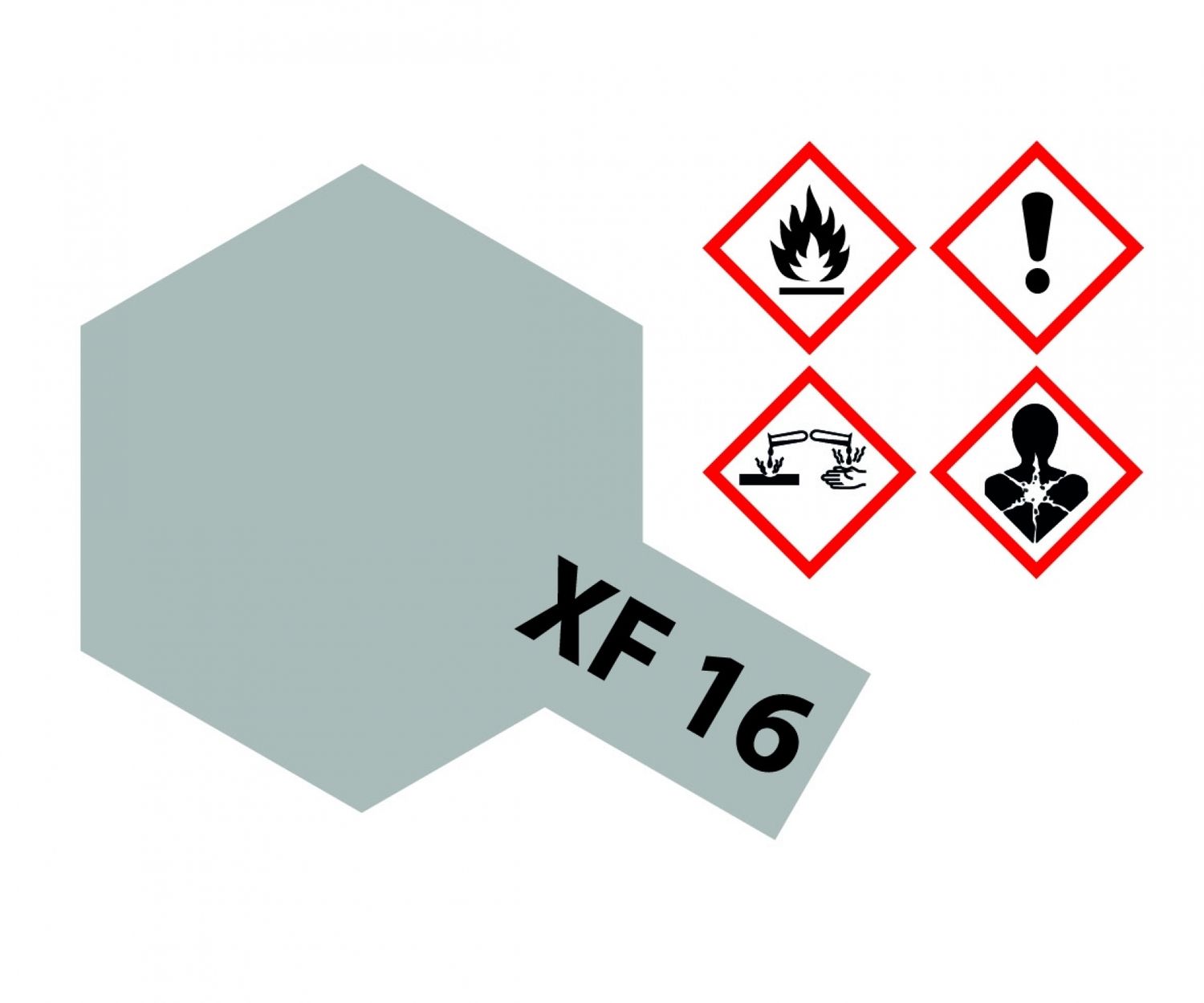 Tamiya XF16 - Flat Alluminium 10ml