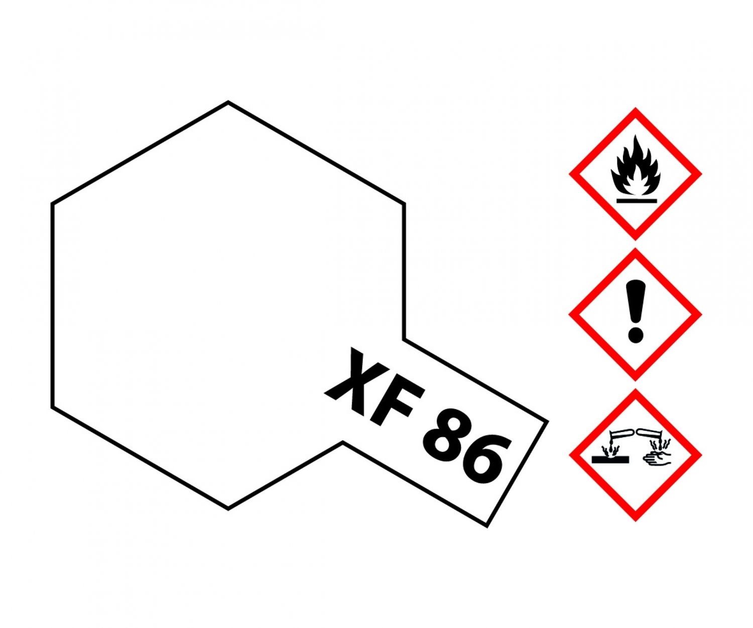 Tamiya XF86 - Flat clear 10ml