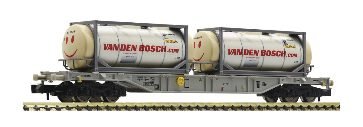 Fleischmann 825211 - Containertragwagen mit 2 Tankcontainern, AAE