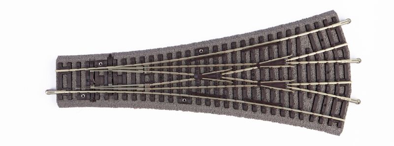 Piko 55425 - Gleis m. Bett. 3-Wegeweiche W3