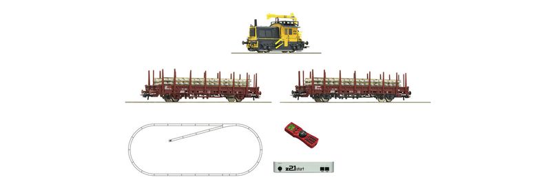 Roco 51333 - z21 start Digitalset: Diesellokomotive „Sik‟ mit Bauzug. NS
