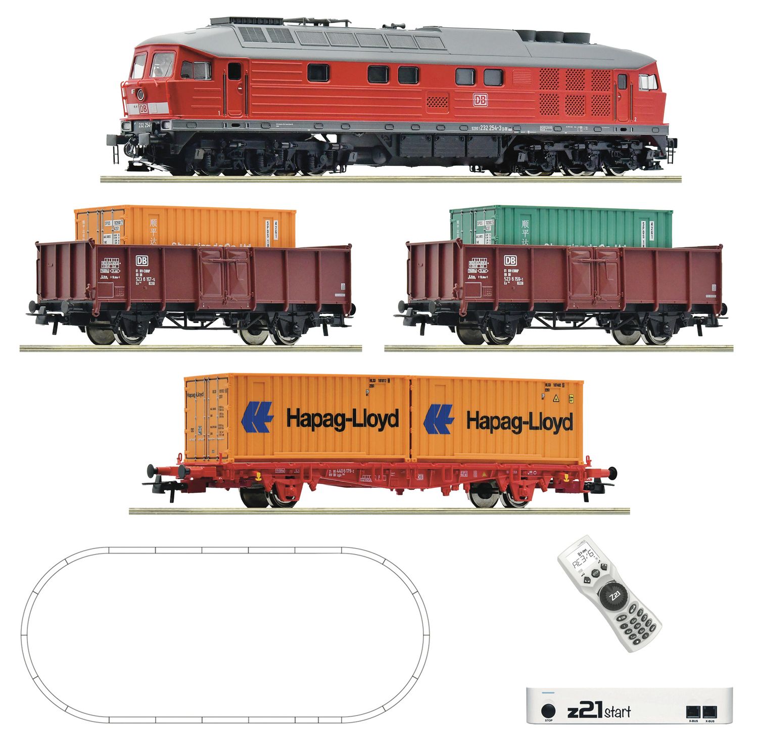 Roco 5110003 - z21 Set BR 232 + Gz DB AG