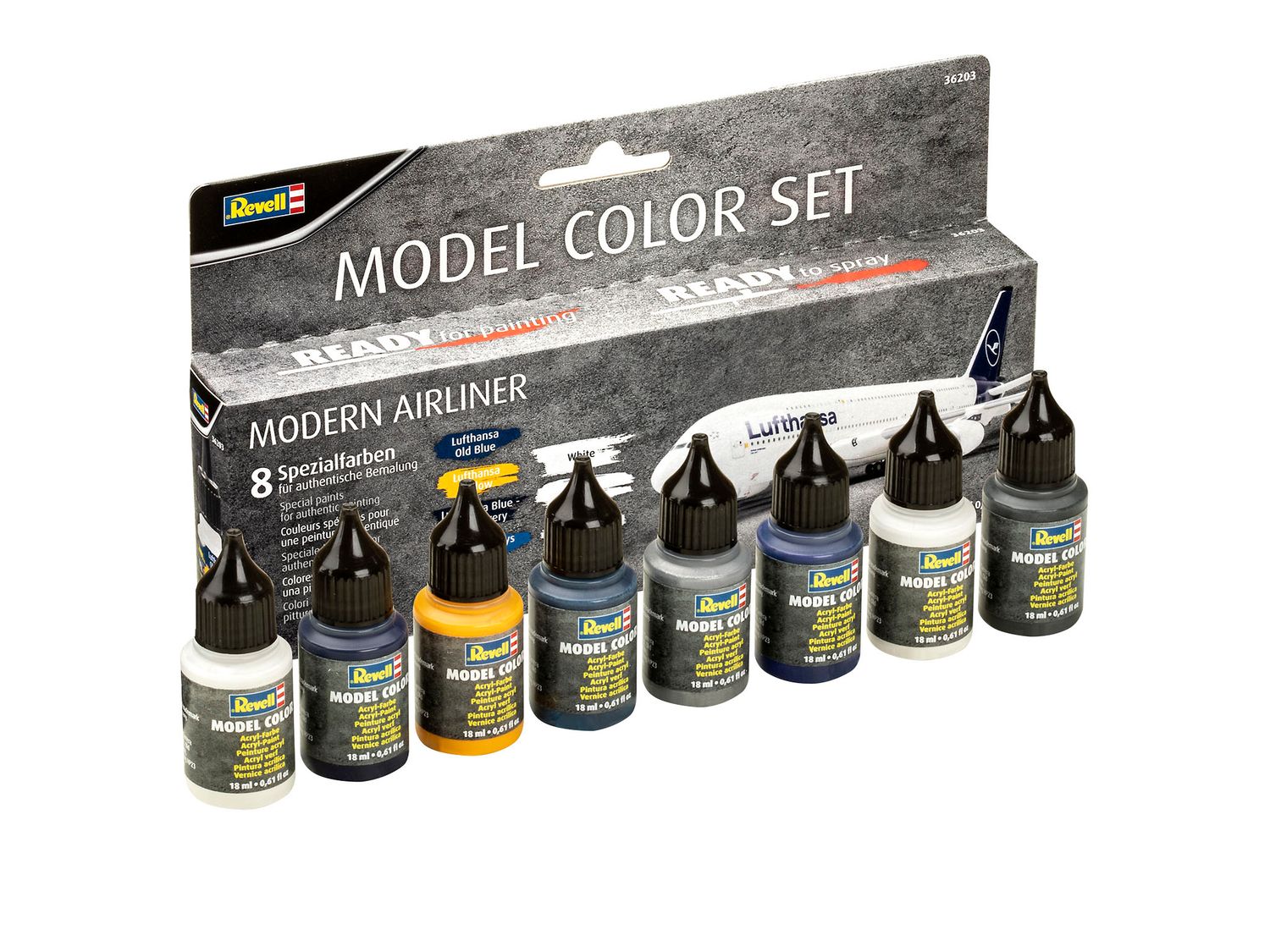 Revell 36203 - Modern Airliner (8x 18ml)