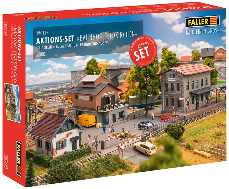Faller H0 - Décor - Set de station Erdingen Faller H0 - Décor - Set de station Erdingen