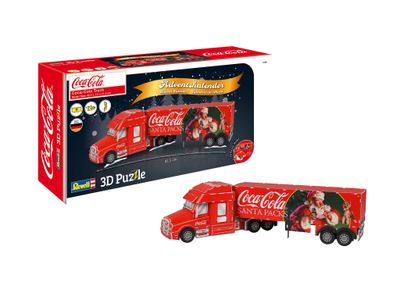 Revell 01041 - Advent calendar Coca-Cola Truck Revell 3D Puzzle