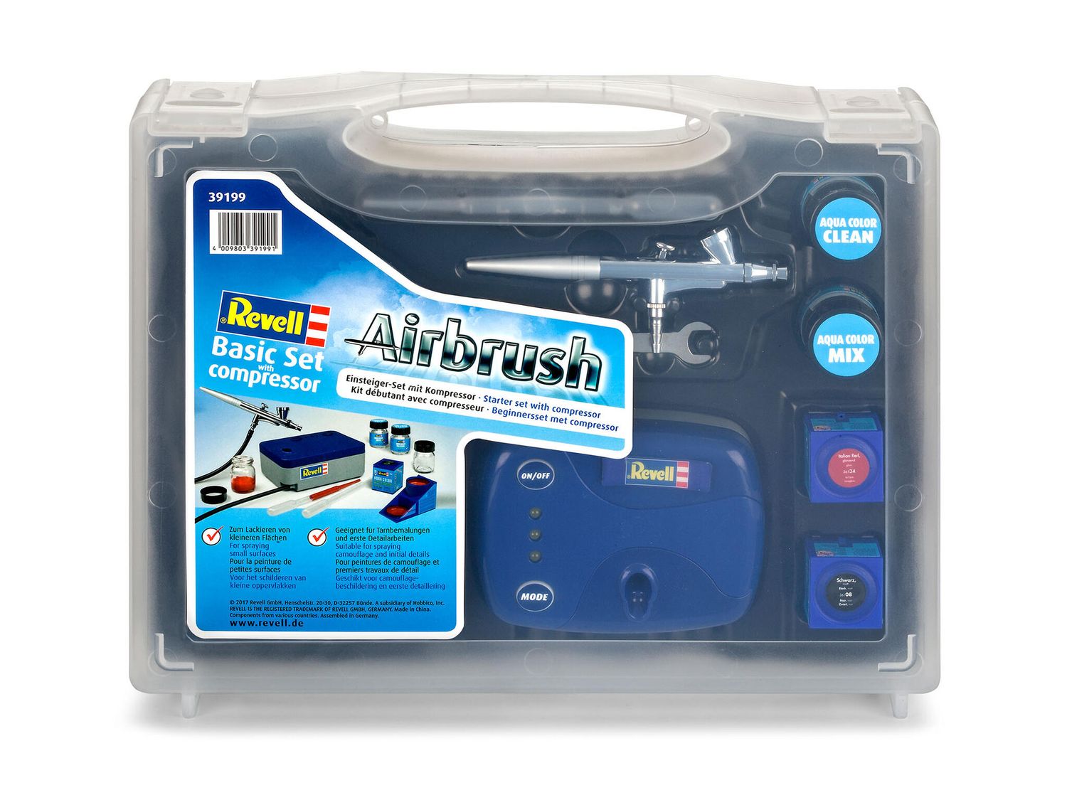 Revell 39199 -Basisset met compressor Revell Airbrush complete set voor beginners