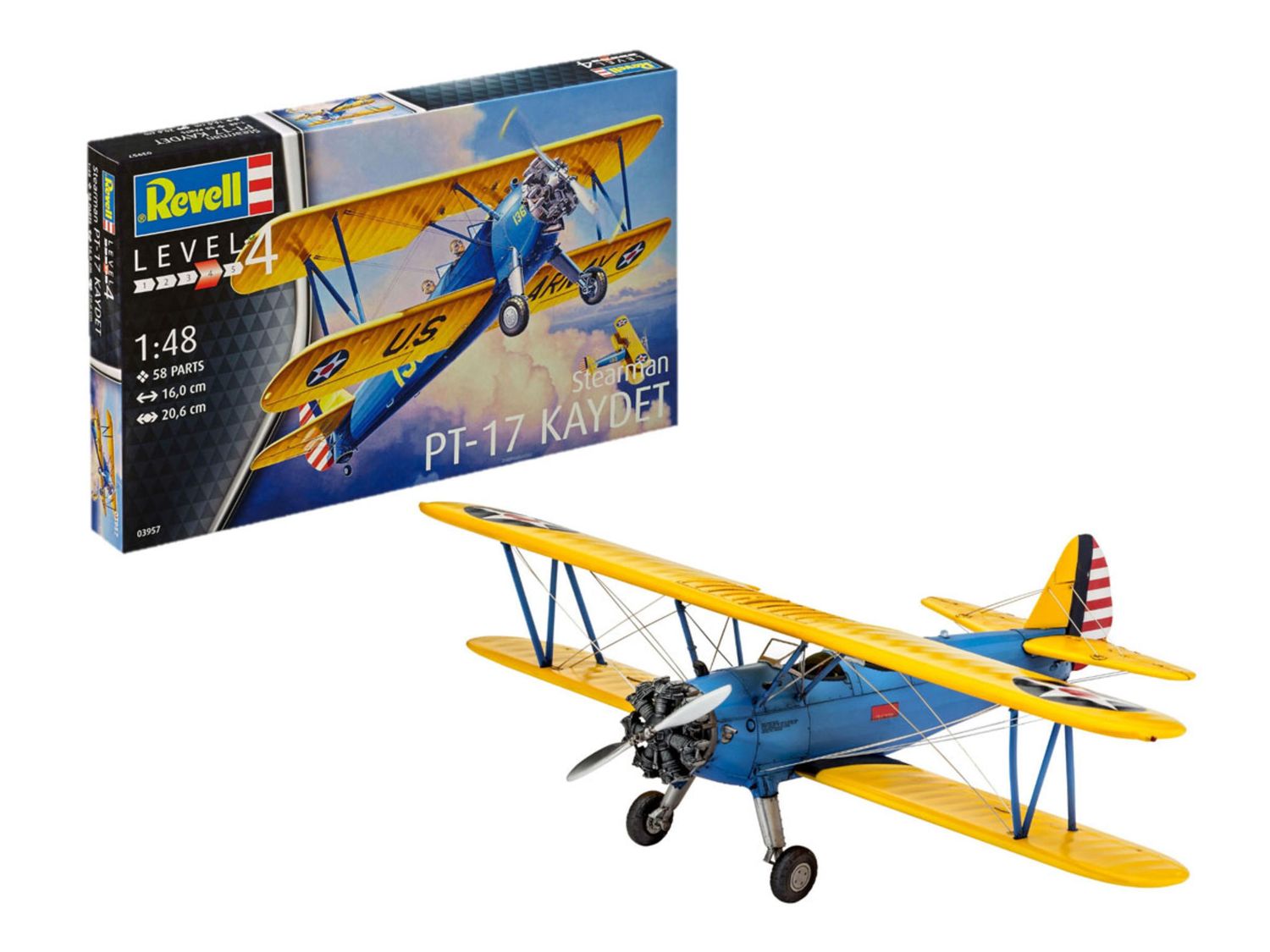 Revell 03957 - Stearman PT-17 Kaydet  1:48