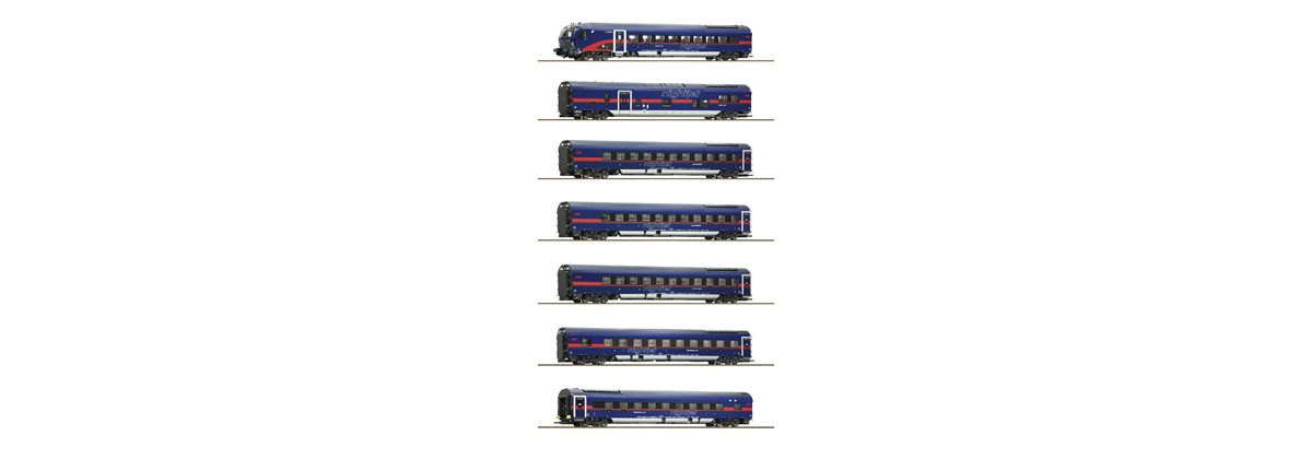 Roco 5510004 - 7er Set Nightjet ÖBB DCC