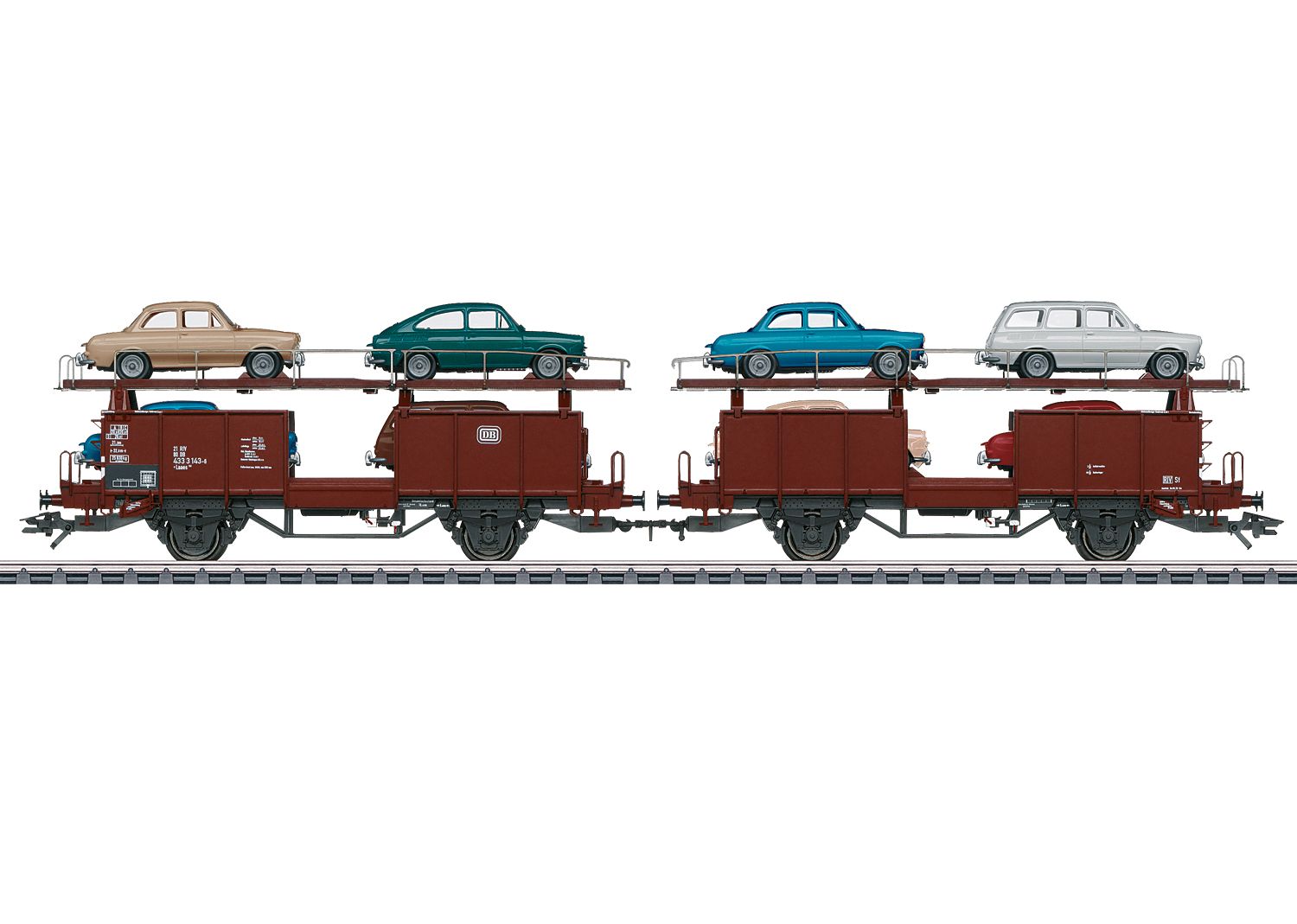 Märklin 46129 - Autotransportwagen Laaes