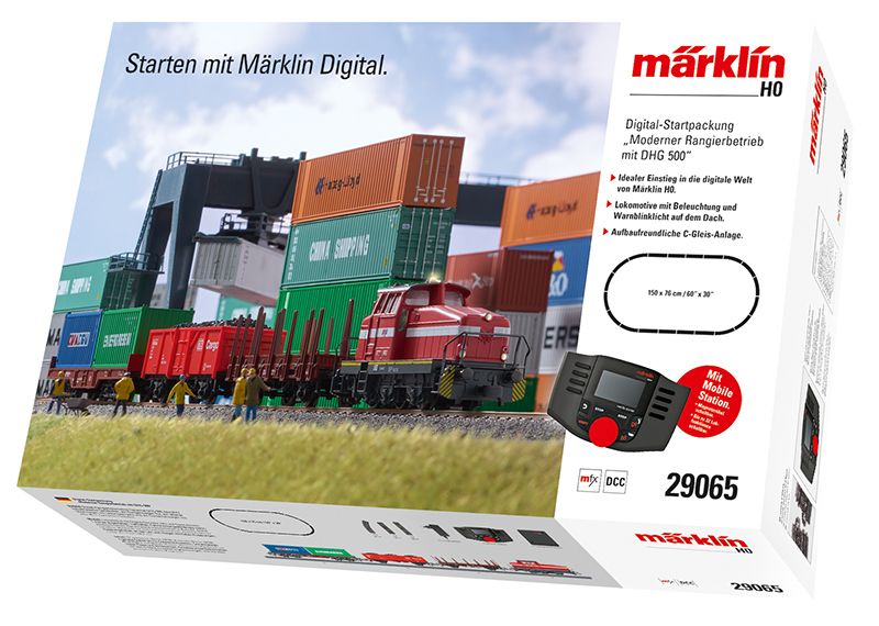 Märklin 29065 - Digitale startset &quot;Modern rangeerbedrijf met DHG 500&quot;