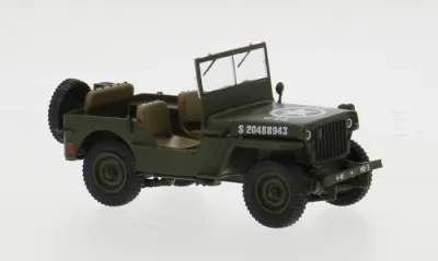 ixo modelcars - Jeep Willys MB 1943 olive 1:43