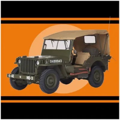 IXO COLLECTIONS 008 - Full kit Jeep willys 1:8