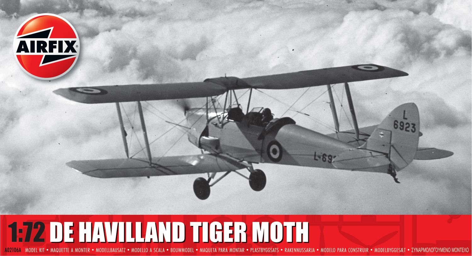 Airfix A02106A - De Havilland tiger moth 1:72