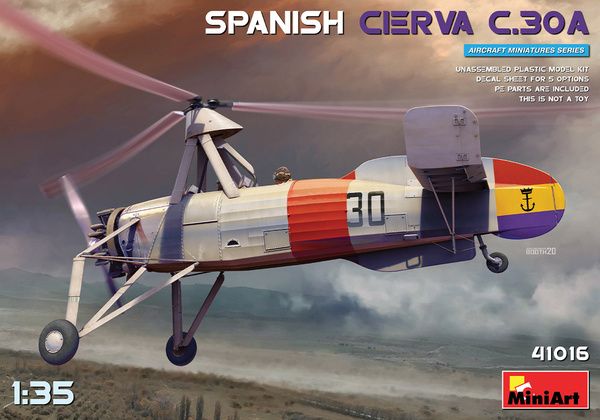 MiniArt 41016 - Spanish Cierva C.30A 1:35