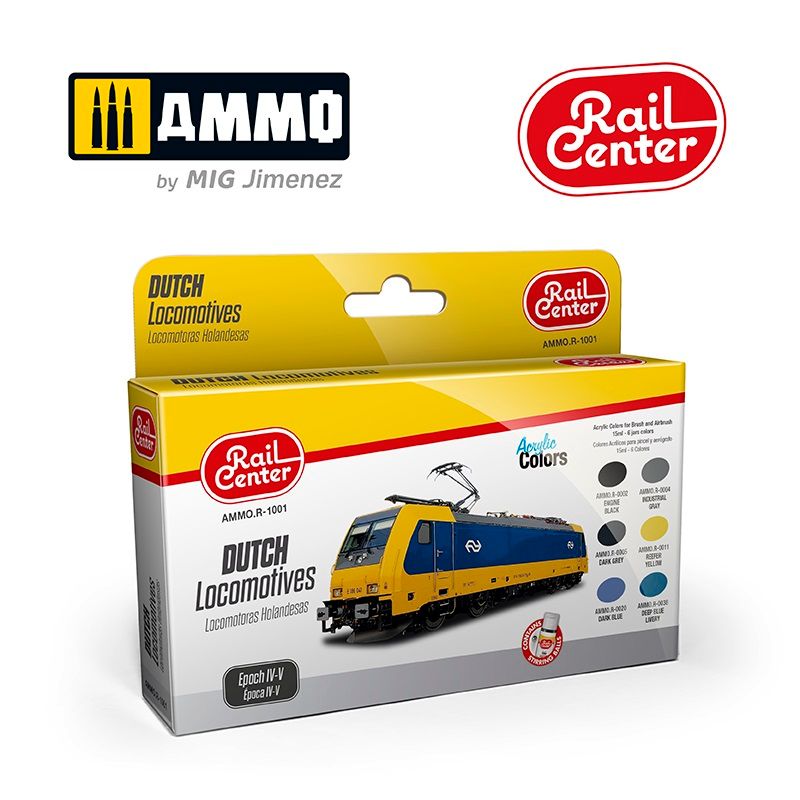 Ammo.R-1001 - Nederlandse locomotieven verfset