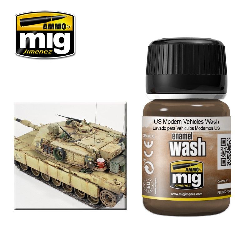 Ammo MIG 1007 - WASH US MODERN VEHICLES JAR 35 ML