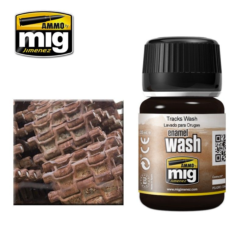 Ammo MIG 1002 - WASH TRACKS JAR 35 ML